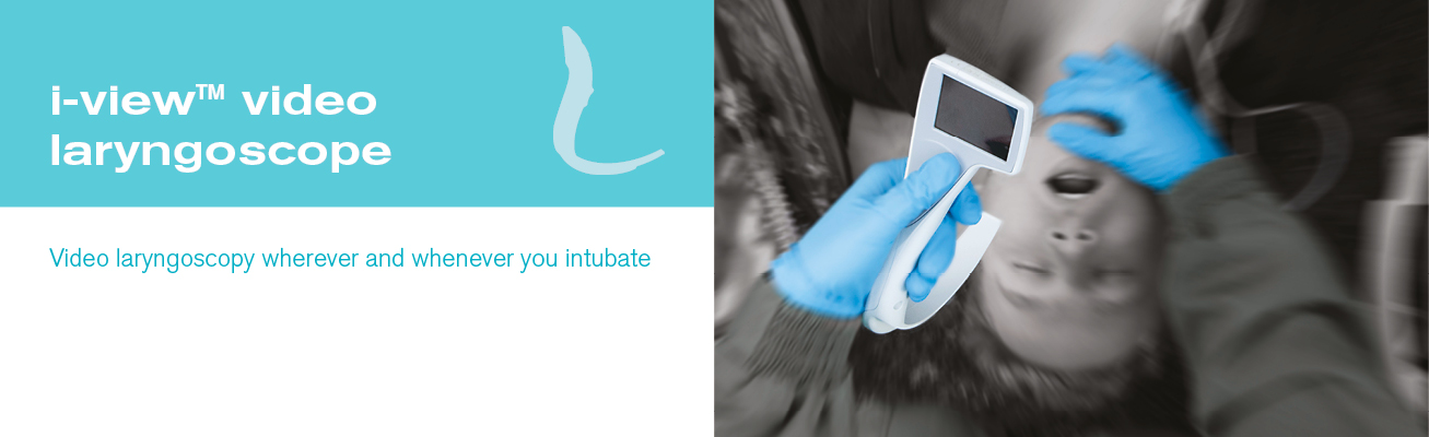 The i-view from Intersurgical is the new, single use, fully disposable video laryngoscope from Intersurgical, providing the option of video laryngoscopy wherever you might need to intubate.